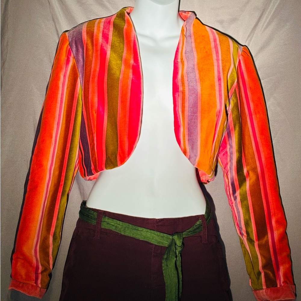 Striped Multicolor Women's Jacket, no label’s